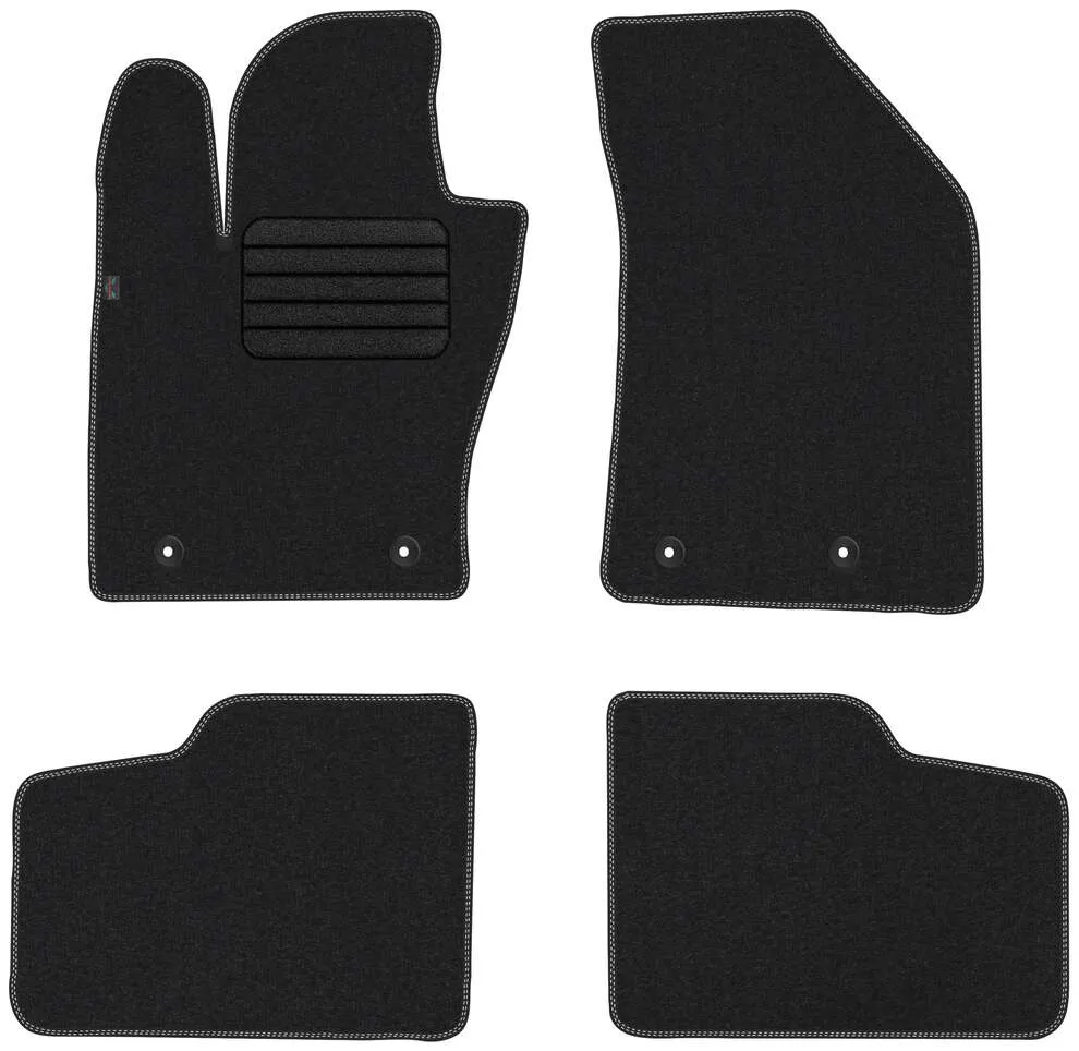 Stoffmatter Jeep Compass II (2016-) – Premium Stoff - Textil