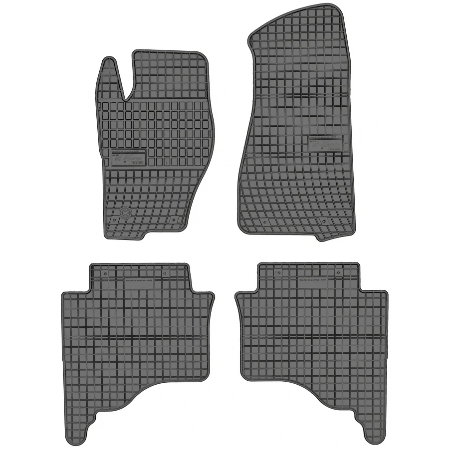 Gulvmatter Jeep Grand Cherokee III (WK) (2004-2010) – med sidekant på 1 cm | Frogum