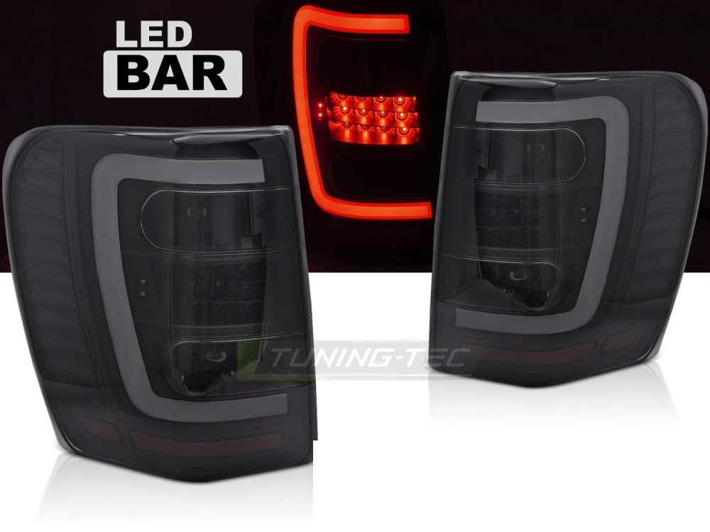 Baklykter Jeep Grand Cherokee WJ (1999–2005) LED Smoke Svart - LDCH39