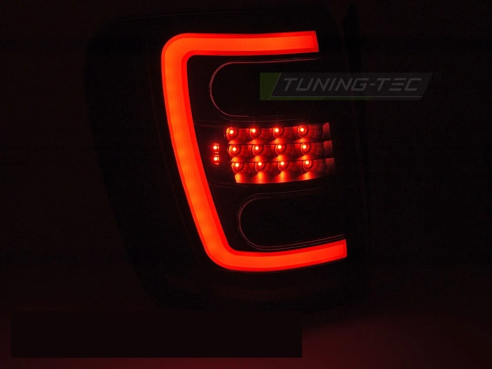 Baklykter Jeep Grand Cherokee WJ (1999–2005) LED Svart Klart Glass - LDCH38