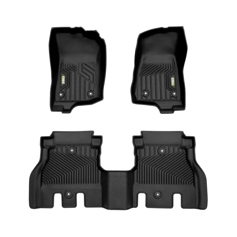 Gulvmatter Jeep Wrangler IV (2017-) – TPE - Gummi Termoplast-elastomer | Frogum