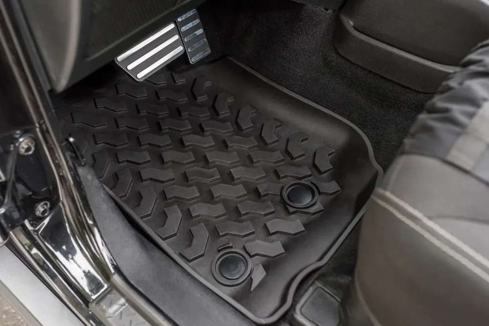 Gulvmatter Jeep Wrangler JK (2006-2018) – Allværs Premium med sidekant | Ven-Tuning