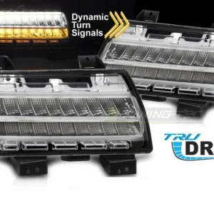 Kjorelys Jeep Wrangler JK 06-18 - Sekvensiell DRL Krom