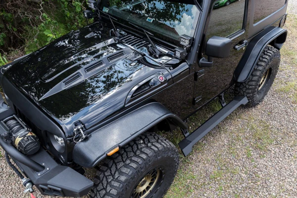 Stigtrinn Jeep Wrangler JK Ventshield (2006-2018)