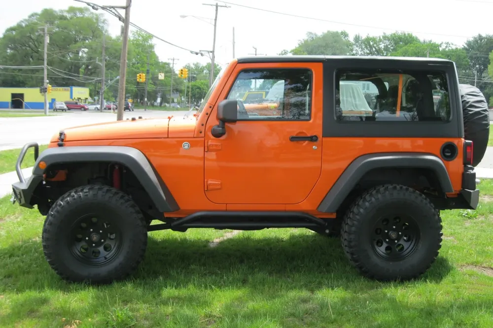 Stigtrinn Jeep Wrangler JK Ventshield (2006-2018)