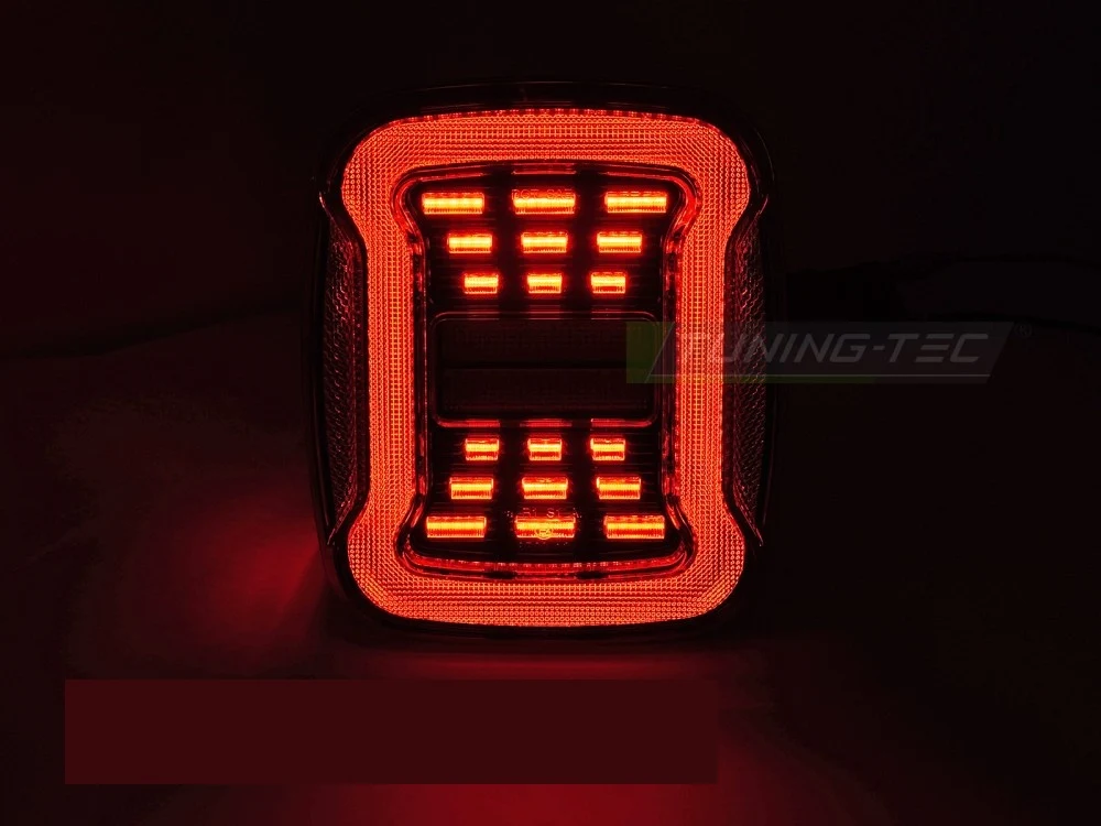 Baklykter Jeep Wrangler YJ/TJ (1991–2006) LED Smoke - LDCH45