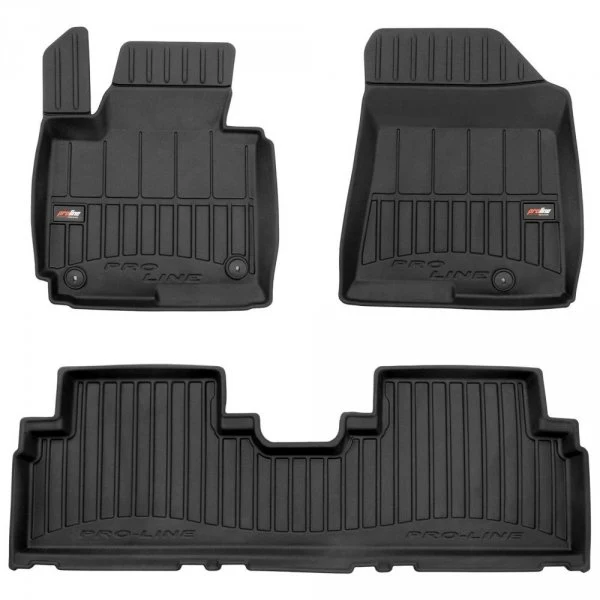 Gulvmatter Kia Carens IV (2013-2019) – 3D Premium med sidekant | Frogum