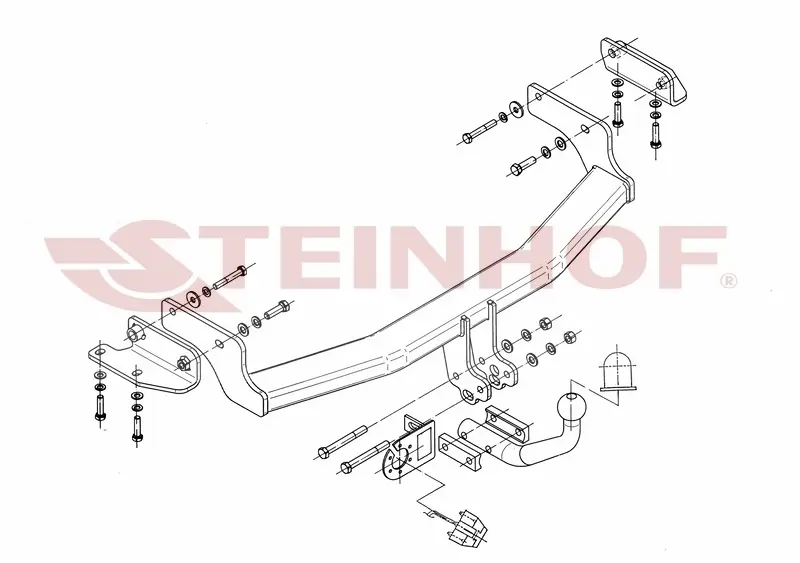 Tilhengerfeste Kia Carens (2006-2013) – fastmontert | Steinhof
