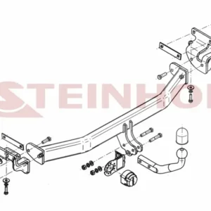 Tilhengerfeste Kia Carens (2013-) – fastmontert | Steinhof