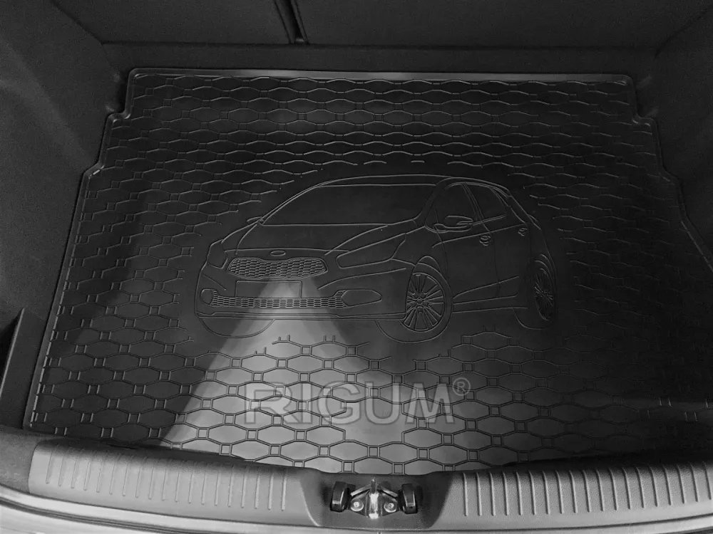 Bagasjeromsmatte Kia Ceed Hatchback (2012-2018) – Luktfrie Gummi | Rigum