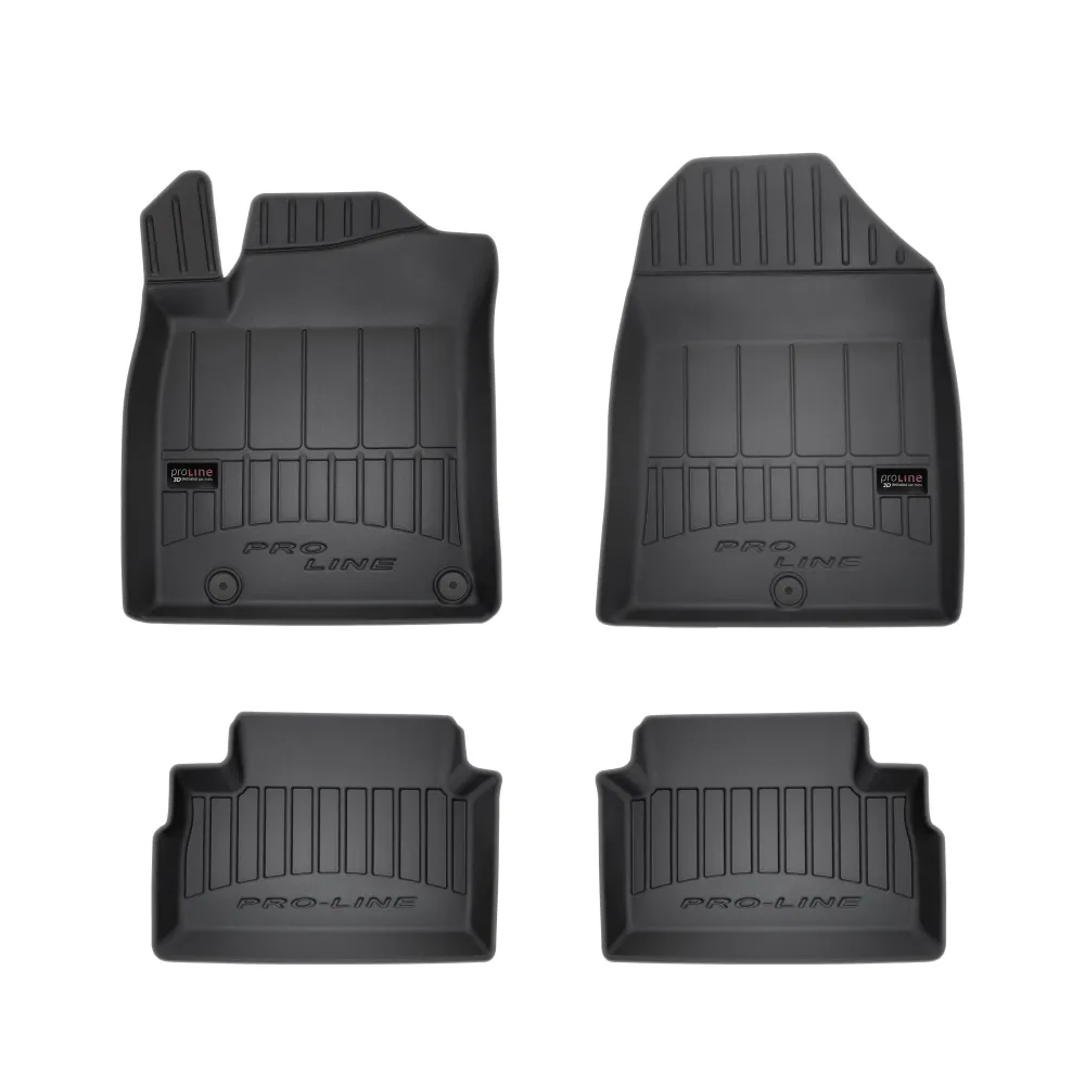 Gulvmatter Kia Ceed (2018-) – 3D Premium med sidekant | Frogum