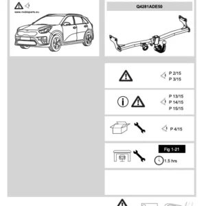 Tilhengerfeste Kia e-Niro I (2018-2022) – avtagbart | Kia