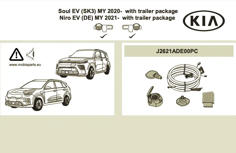 Tilhengerfeste Kia e-Niro I Facelift (2019-2022) – ukjent | Kia