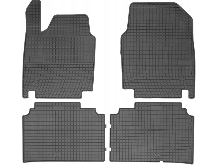 Gulvmatter Kia EV6 (2021-2024) – med sidekant på 1 cm | Frogum