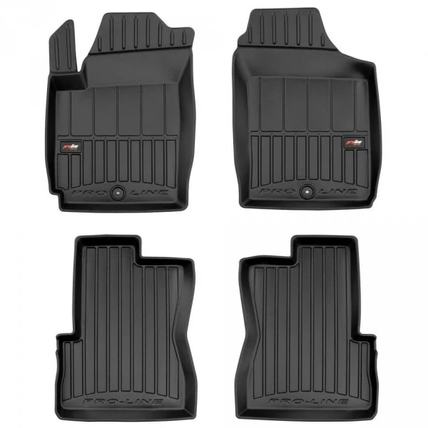 Gulvmatter Kia Picanto I (2003-2011) – 3D Premium med sidekant | Frogum