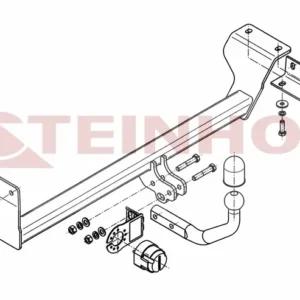 Tilhengerfeste Kia Picanto 5D (2011-2015) – fastmontert | Steinhof