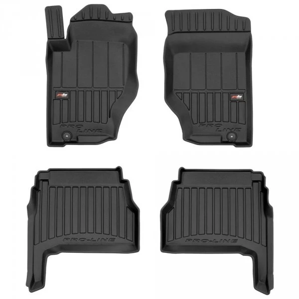 Gulvmatter Kia Sorento I (2002-2009) – 3D Premium med sidekant | Frogum