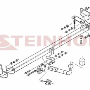 Tilhengerfeste Kia Soul I (2008-2013) – fastmontert | Steinhof