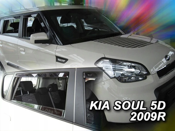 Vindavviser Kia Soul I (2009-2014) – PMMA Plexi | Heko