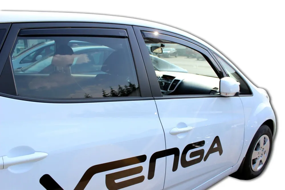 Vindavviser Kia VENGA 5-dørs 2010→ sett 4 stk. – PMMA Plexi | Heko