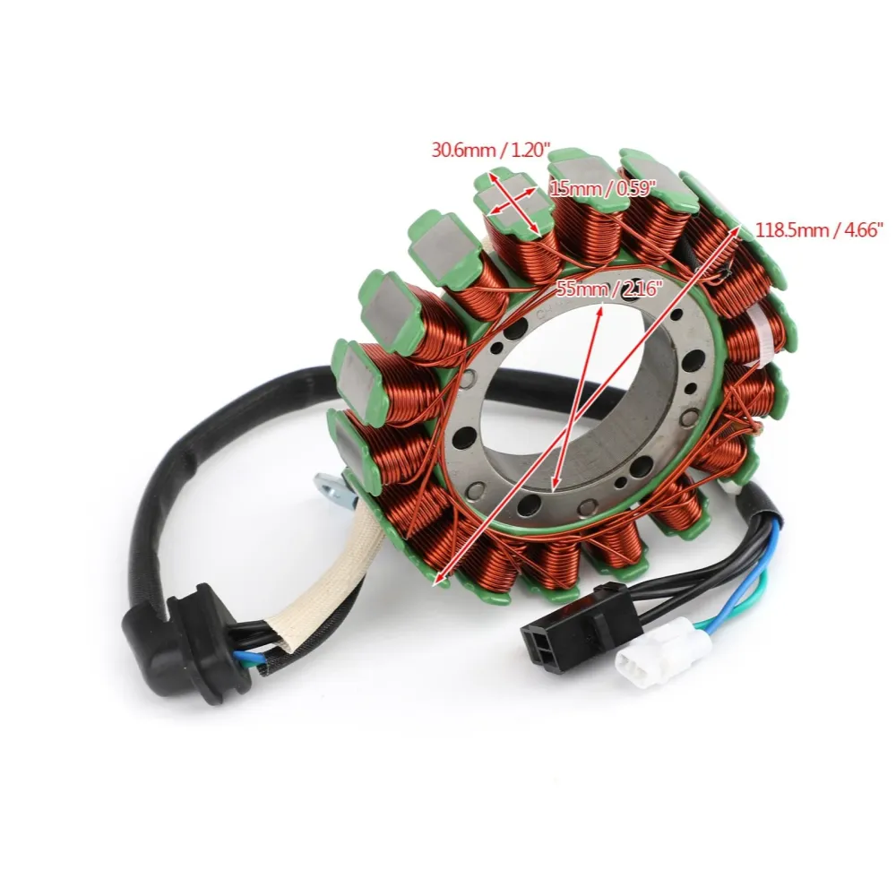 115mm generatorstator + spenningsregulator + pakning assy tiger 1050 SE 2011-2012 T1300111