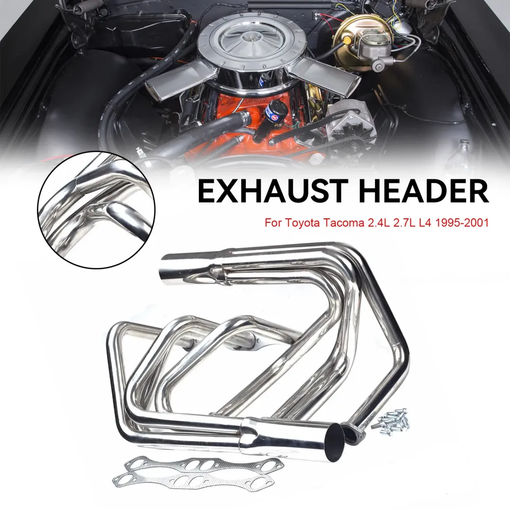 1-5/8" Manifoldmanifold i rustfritt stål passer til Chevy Small Block Roadster Sprint
