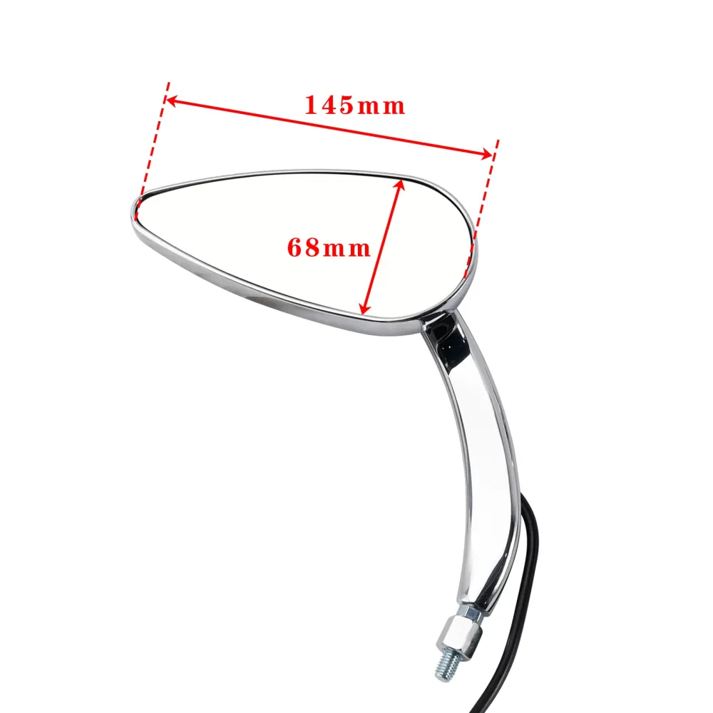 1990-2021 Electra Street Road Glide Chrome Custom LED-blinklys speil
