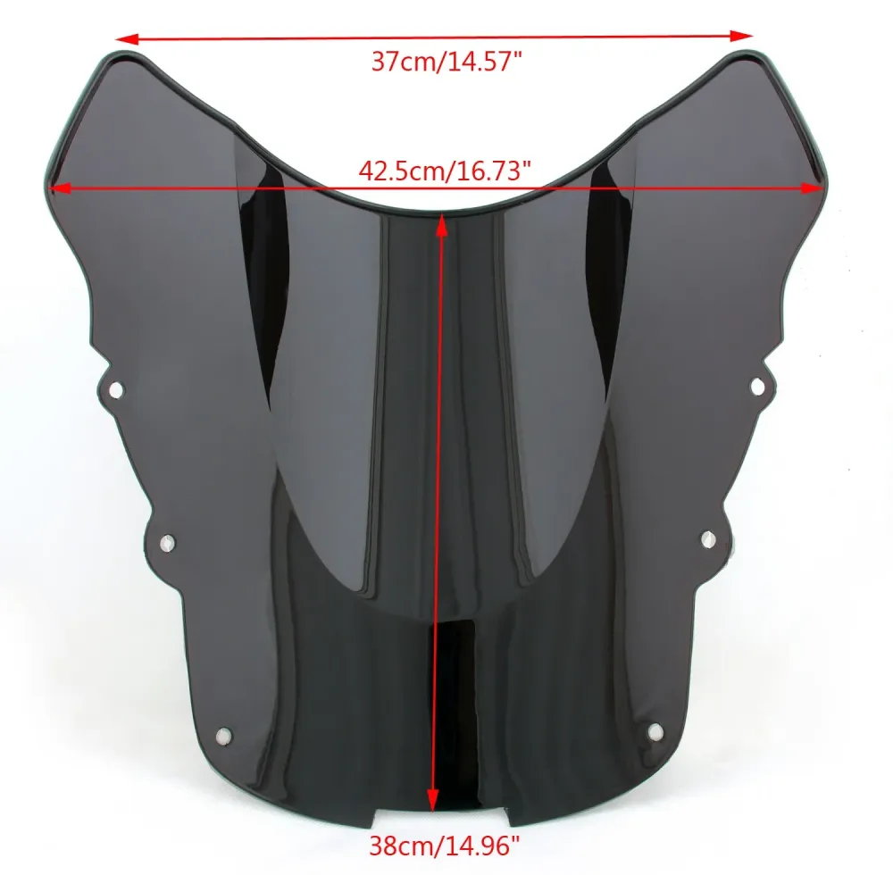 1996-2007 Honda CBR1100XX Blackbird frontrute frontrute dobbeltboble 2 farge generisk
