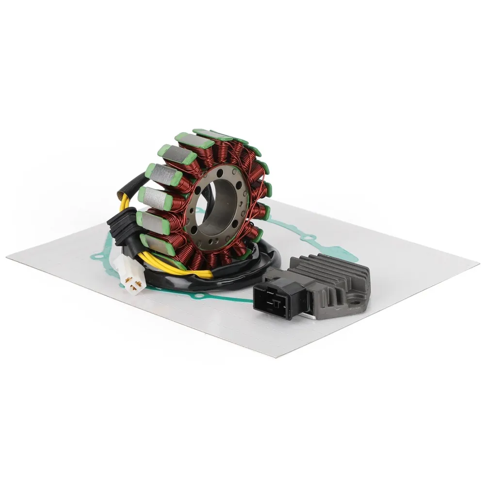 1997-1998 Honda CBR1100XX Super Blackbird Magneto Coil Stator + Spenningsregulator + Gasket Assy