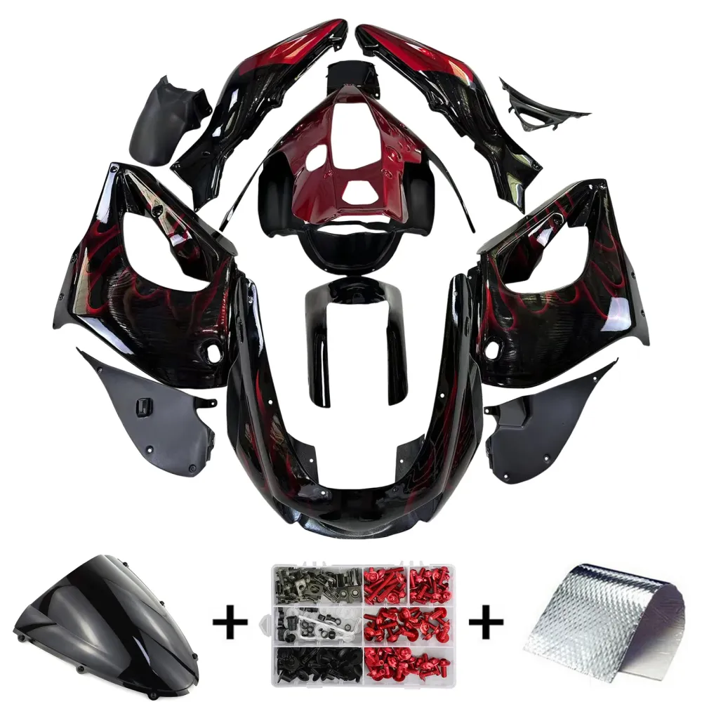 1997-2007 Yamaha YZF1000r Thunderace Amotopart Injeksjon Fairing Kit Bodywork ABS #105