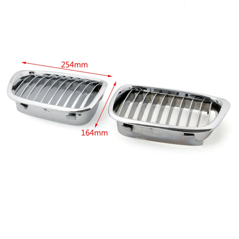 1999-2003 BMW E39 5 Series Chrome Front Kidney Grill Mesh Grille 51132497261 51132497262 51137005838 51137005837 Generisk