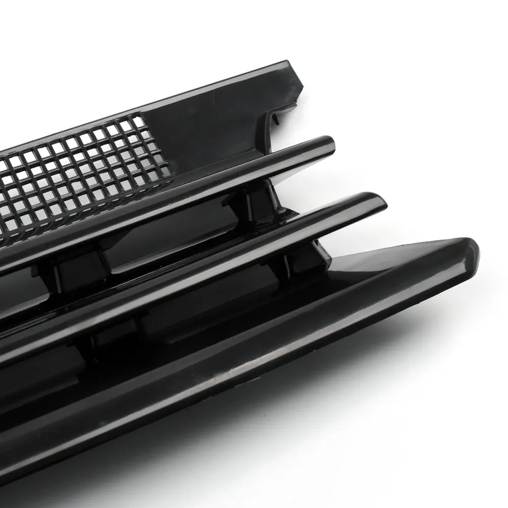 1999-2006 VW Golf MK4 Front Bumper Sport Mesh Badgeless Hood Grill Black