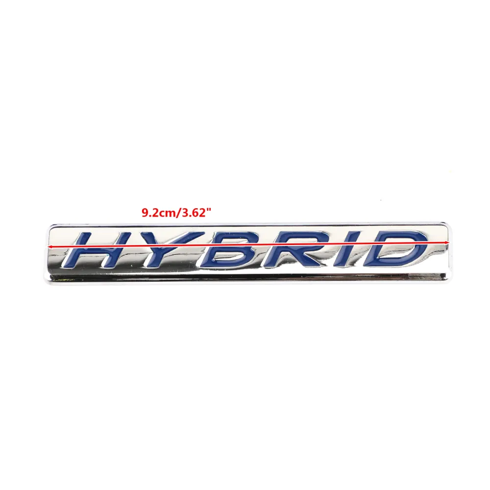 1pc 3D hybrid ord bil klistremerke metall emblem bak bil bagasjerommet generisk generisk