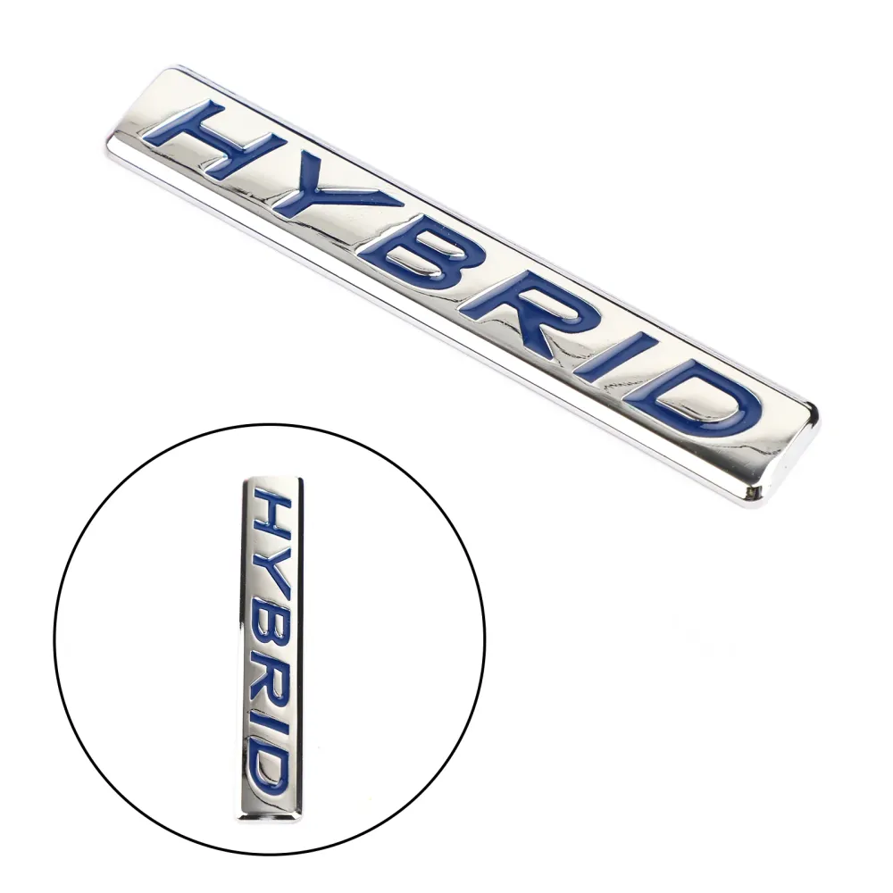 1pc 3D hybrid ord bil klistremerke metall emblem bak bil bagasjerommet generisk generisk