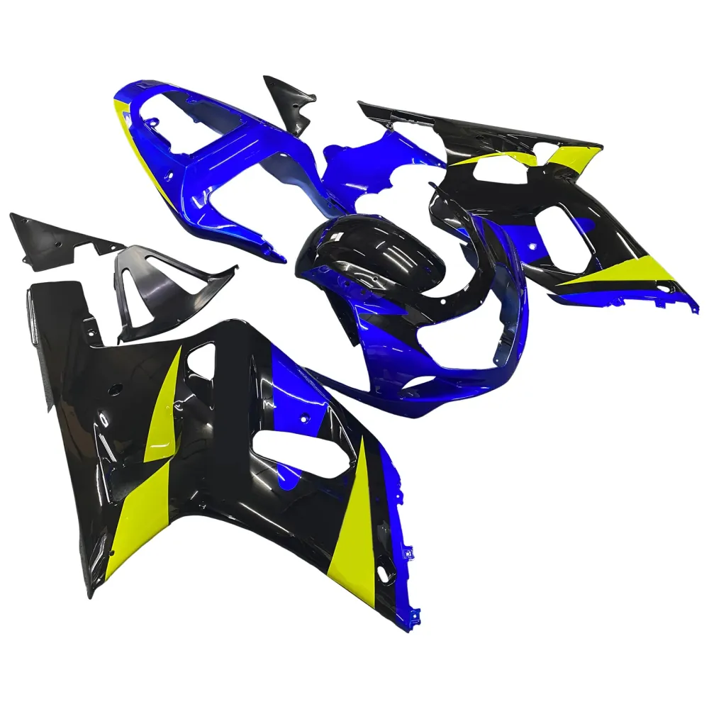 2001-2003 Suzuki GSXR 600 Blå & Svarte GSXR Racing-kåper generisk