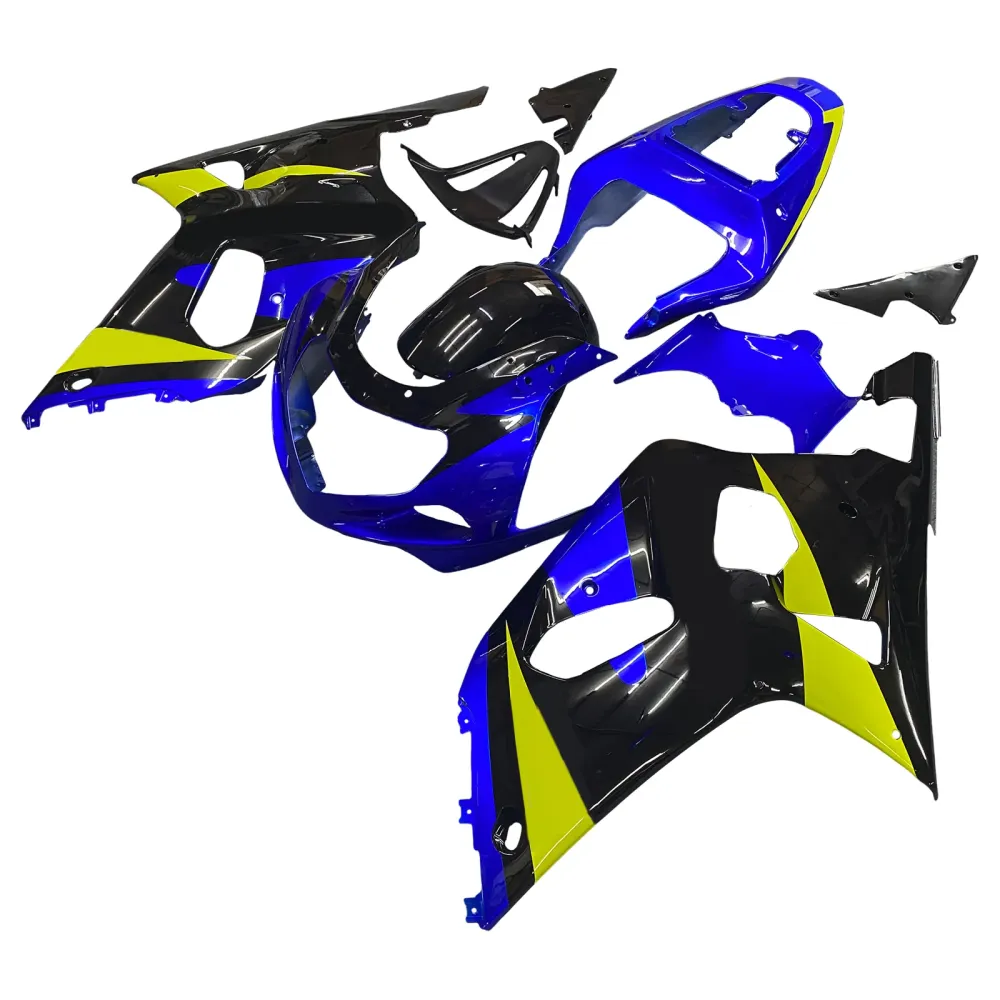 2001-2003 Suzuki GSXR 600 Blå & Svarte GSXR Racing-kåper generisk