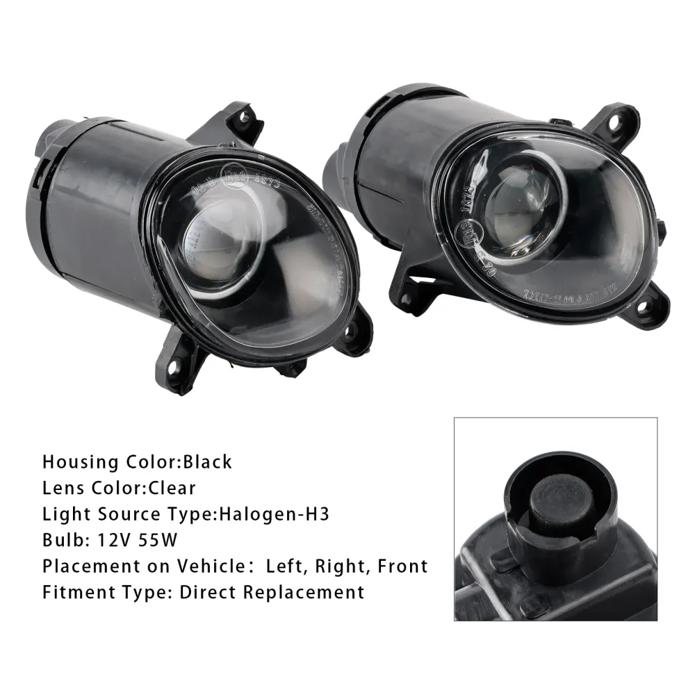 2001-2005 Volkswagen Passat 3BG B5 Pair foran støtfanger kjører tåkelamper