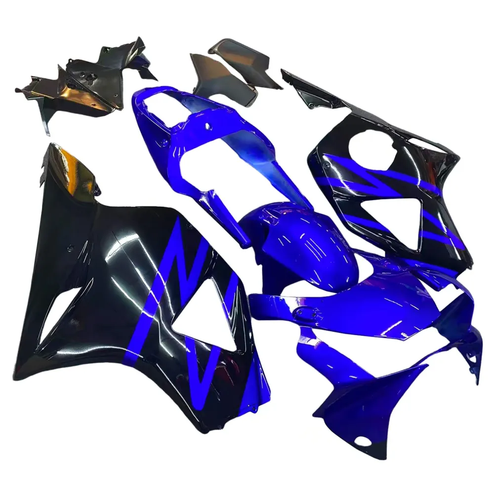 2002-2003 Honda CBR 954 RR Blå & Svarte RR Racing-kåper generisk