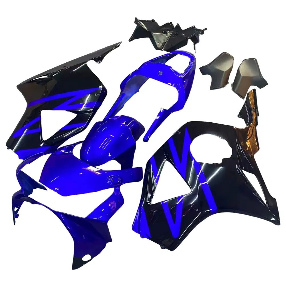 2002-2003 Honda CBR 954 RR Blå & Svarte RR Racing-kåper generisk