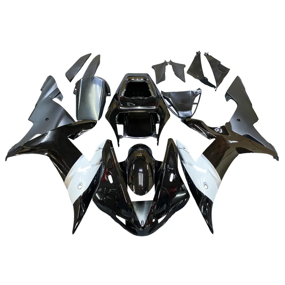 2002-2003 Yamaha YZF-R1 Black R1 Racing Amotopart Fairings Customs Fairing