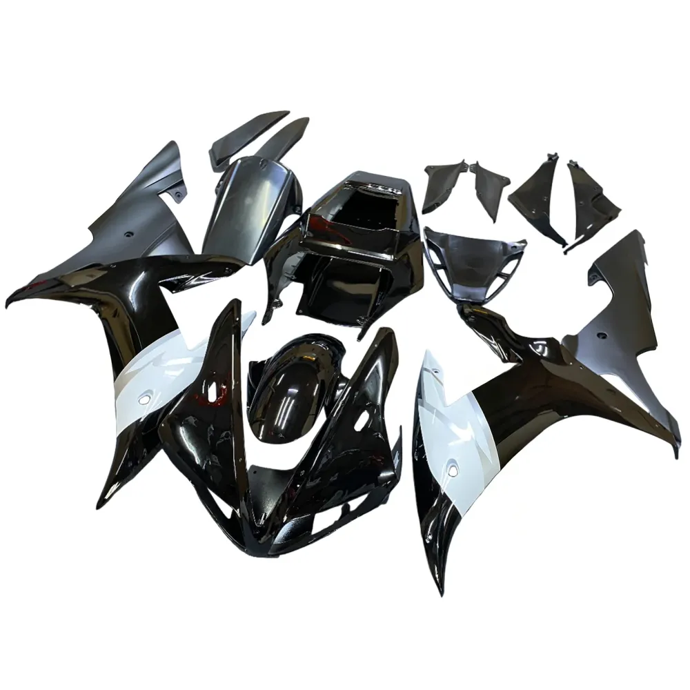 2002-2003 Yamaha YZF-R1 Black R1 Racing Amotopart Fairings Customs Fairing