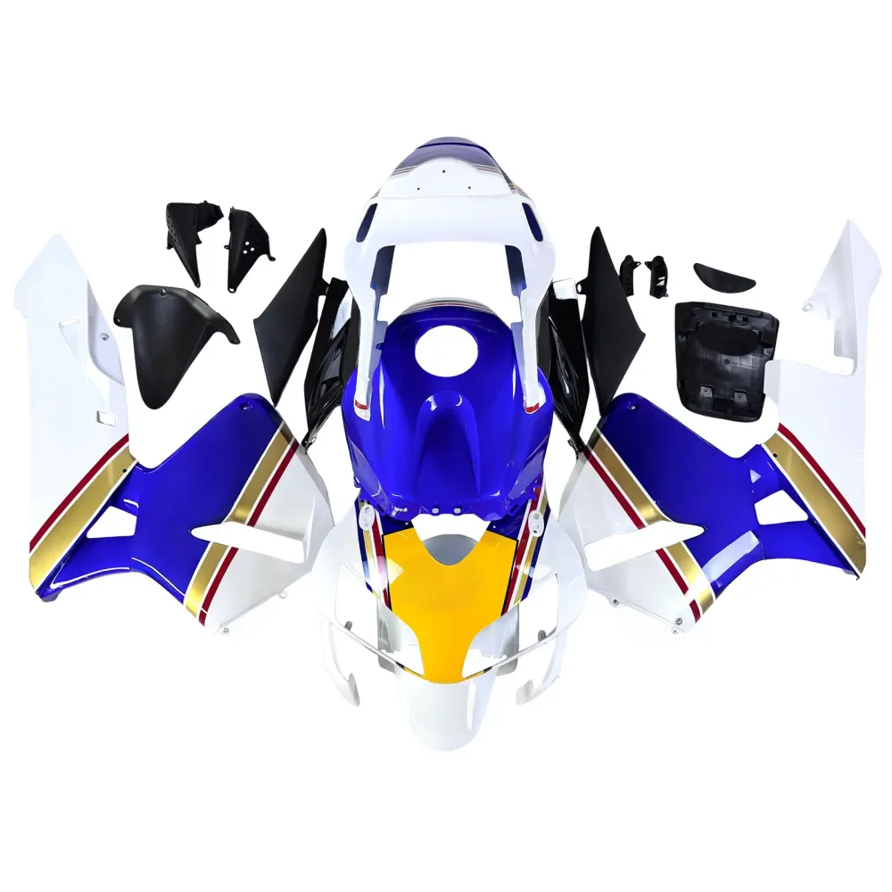 2003-2004 CBR600RR KROPPER Fairing Blue Abs Injection Molded Plastics Set Generic