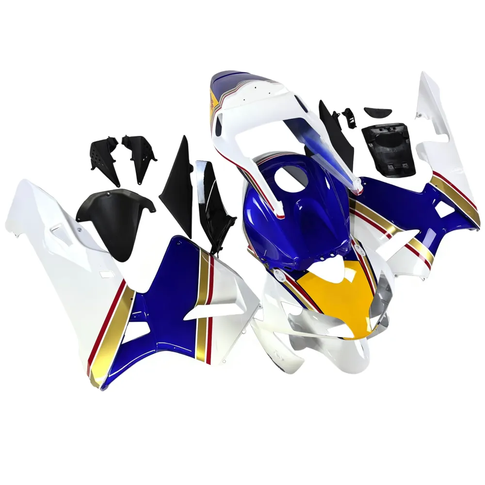 2003-2004 CBR600RR KROPPER Fairing Blue Abs Injection Molded Plastics Set Generic