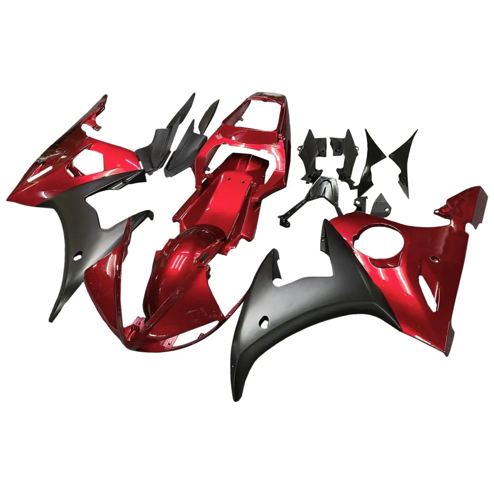 2003-2004 Yamaha YZF 600 R6 2006-2009 R6s Amotopart Injeksjon Fairing Kit Bodywork Plastic ABS #127