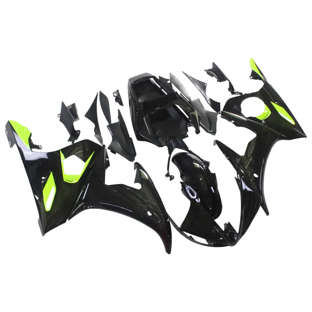 2003-2004 Yamaha YZF 600 R6 2006-2009 R6s Amotopart Injeksjon Fairing Kit Bodywork Plastic ABS #149