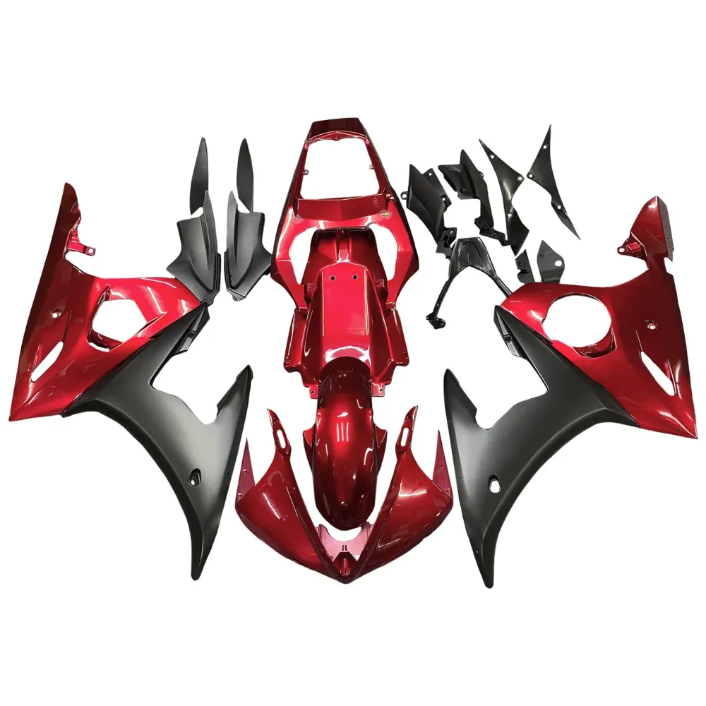 2003-2004 Yamaha YZF 600 R6 2006-2009 R6s Amotopart Injeksjon Fairing Kit Bodywork Plastic ABS #127