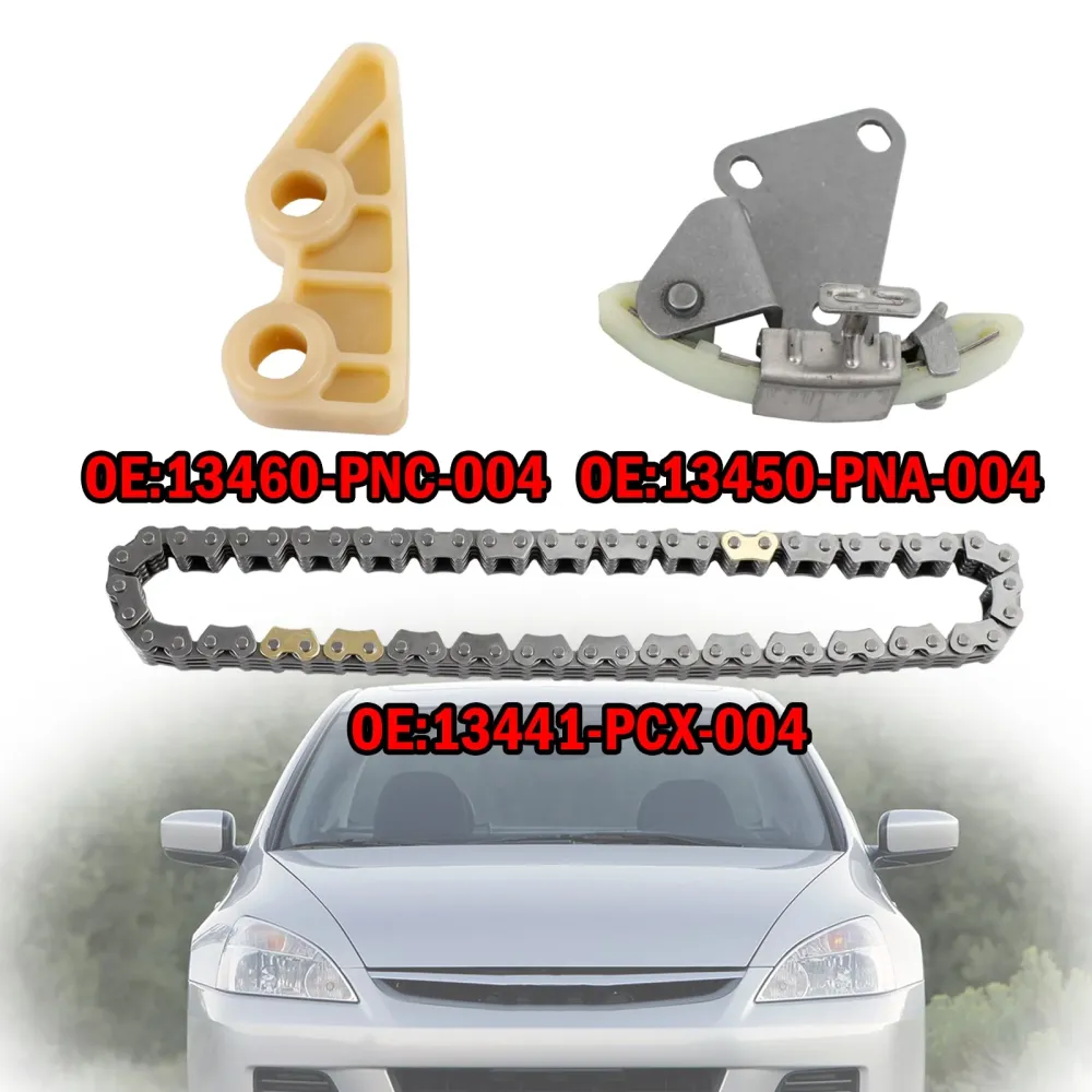 2003-2007 Honda Accord 2.4L L4 Ikke 3.0L V6 Oil Pump Chain Spennings Guide Kit 13441-PCX-004 13460PNC004