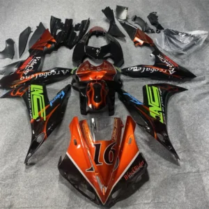 2004-2006 Yamaha YZF 1000 R1 Injeksjon Fairing Kit Bodywork Plastic ABS #30