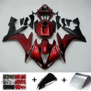 2004-2006 Yamaha YZF R1 Amotopart Fairing Red Kit