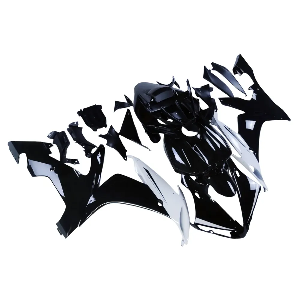 2004-2006 Yamaha YZF-R1 Black White Racing Fairings Generic